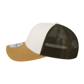 Legacy MPS Mid-Pro Snapback Trucker Cap - White/Caramel/Brown