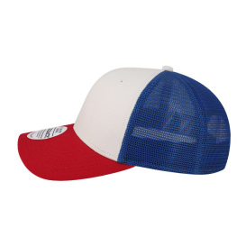 Legacy MPS Mid-Pro Snapback Trucker Cap - White/Red/Royal