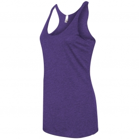 Next Level 6733 Women\'s Triblend Racerback Tank - Purple Rush