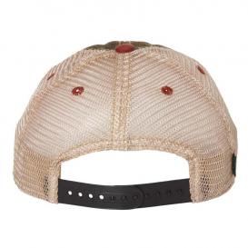 Legacy OFA Old Favorite Trucker Cap - Black/Cardinal/Khaki