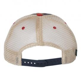 Legacy OFA Old Favorite Trucker Cap - Navy/Scarlet Red/Khaki