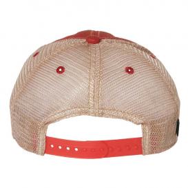 Legacy OFA Old Favorite Trucker Cap - Scarlet Red/Khaki