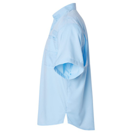 Paragon 700 Hatteras Performance Short Sleeve Fishing Shirt - Blue Mist