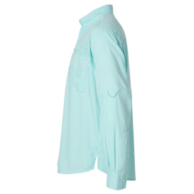 Paragon 702 Kitty Hawk Performance Long Sleeve Fishing Shirt - Aqua Blue