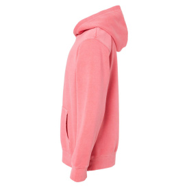 Independent Trading Co. PRM1500Y Youth Midweight Pigment-Dyed Hooded Sweatshirt - Pigment Pink