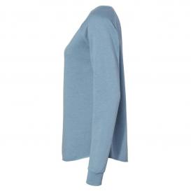 Independent Trading Co. PRM2000 Women\'s California Wave Wash Crewneck Sweatshirt - Misty Blue