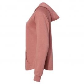 Independent Trading Co. PRM2500Z Women\'s California Wave Wash Full-Zip Hooded Sweatshirt - Dusty Rose