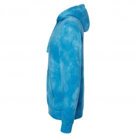 Independent Trading Co. PRM4500TD Midweight Tie-Dye Hooded Sweatshirt - Tie Dye Aqua Blue