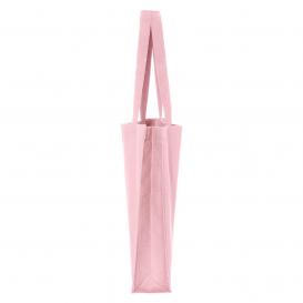 Q-Tees Q125300 14L Shopping Bag - Light Pink