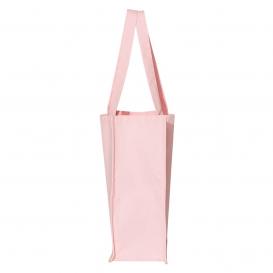 Q-Tees Q125400 27L Jumbo Shopping Bag - Light Pink