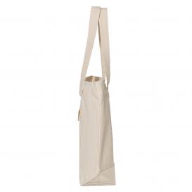 Q-Tees Q1300 19L Zippered Tote - Natural/Natural