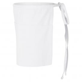 Q-Tees Q2115 Waist Apron with Pockets - White