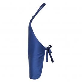 Q-Tees Q4250 Full-Length Apron with Pouch Pocket - Royal