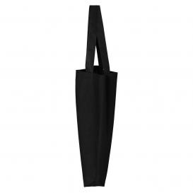Q-Tees QTBG 12L Economical Tote - Black