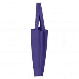 Q-Tees QTBG 12L Economical Tote - Purple