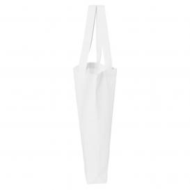 Q-Tees QTBG 12L Economical Tote - White