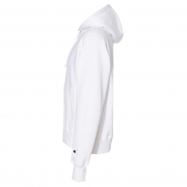 Champion S101 Reverse Weave Hooded Pullover Sweatshirt - White