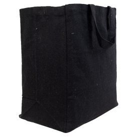 Q-Tees S900 Sustainable Grocery Bag - Black