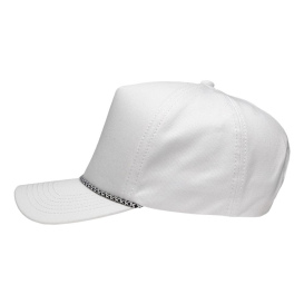 Sportsman SP1300 Five-Panel Rope Heritage Fit Cap - White