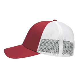 Sportsman SP1450 Traditional Lo-Pro Mesh Back Trucker Fit Cap - Chino Cardinal/White