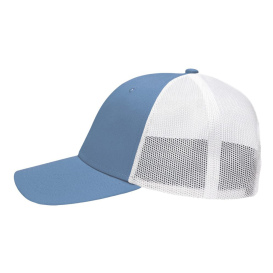 Sportsman SP1450 Traditional Lo-Pro Mesh Back Trucker Fit Cap - Chino Sky Blue/White