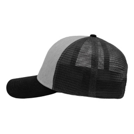 Sportsman SP1450 Traditional Lo-Pro Mesh Back Trucker Fit Cap - Heather Grey/Charcoal/Black