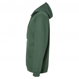Independent Trading Co. SS4500Z Midweight Full-Zip Hooded Sweatshirt - Alpine Green
