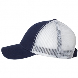 Sportsman AH80 Bio-Washed Trucker Cap - Navy/White
