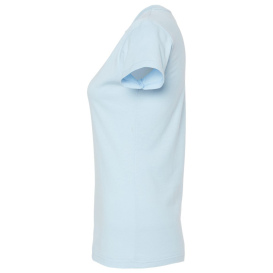 Tultex 213 Women\'s Slim Fit Fine Jersey T-Shirt - Baby Blue