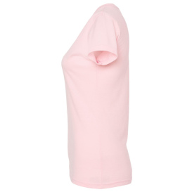 Tultex 213 Women\'s Slim Fit Fine Jersey T-Shirt - Pink