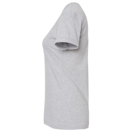 Tultex 216 Women\'s Classic Fit Fine Jersey T-Shirt - Heather Grey