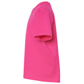 Tultex 235 Youth Fine Jersey T-Shirt - Fuchsia