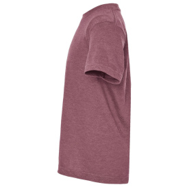 Tultex 235 Youth Fine Jersey T-Shirt - Heather Cassis
