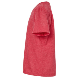 Tultex 235 Youth Fine Jersey T-Shirt - Heather Red