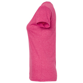 Tultex 240 Women\'s Poly-Rich Slim Fit T-Shirt - Heather Fuchsia