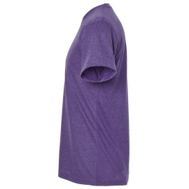 Tultex 241 Unisex Poly-Rich T-Shirt - Heather Purple