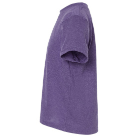 Tultex 265 Youth Poly-Rich T-Shirt - Heather Purple