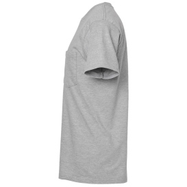 Tultex 293 Unisex Heavyweight Pocket T-Shirt - Heather Grey