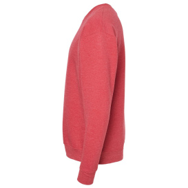 Tultex 340 Unisex Fleece Crewneck Sweatshirt - Heather Red | Full Source