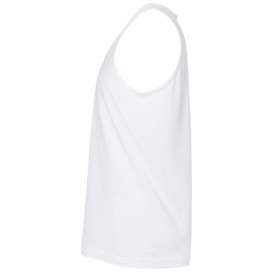 Tultex S105 Unisex Fine Jersey Tank Top - White