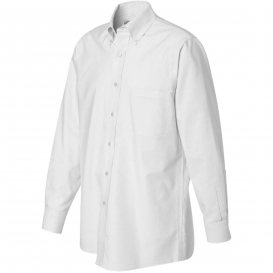 Van Heusen 13V0040 Long Sleeve Oxford Shirt - White