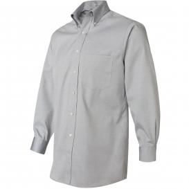 Van Heusen 13V0143 Non-Iron Pinpoint Oxford Shirt - French Grey