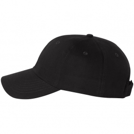 Valucap VC200 Brushed Twill Cap - Black