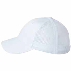 Valucap VC400 Mesh-Back Trucker Cap - White