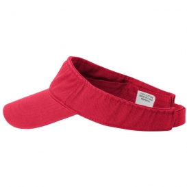 Valucap VC500 Bio-Washed Visor - Red