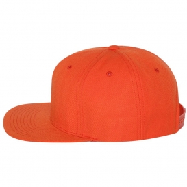 YP Classics 6089M Wool Blend Flat Bill Snapback Cap - Orange