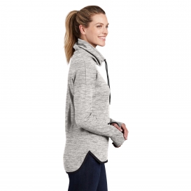 Sport-Tek LST293 Ladies Triumph Cowl Neck Pullover - Athletic Heather