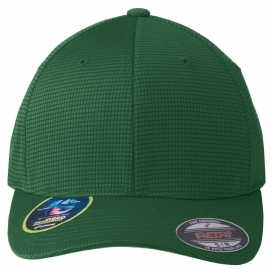Sport-Tek STC33 Flexfit Grid Texture Cap - Forest Green