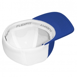 Sport-Tek STC40 Flexfit Air Mesh Back Cap - True Royal/White