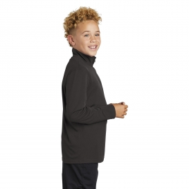 Sport-Tek YST357 Youth PosiCharge Competitor 1/4-Zip Pullover - Iron Grey